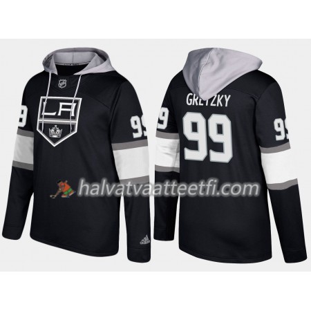 Miesten NHL Los Angeles Kings Wayne Gretzky 99 N001 Pullover Hooded Sweatshirt